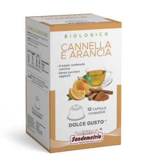 Infuso cannella e arancia per capsule Dolce Gusto*