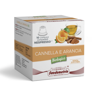 Infuso cannella e arancia per Nespresso® - San Demetrio 10 capsule