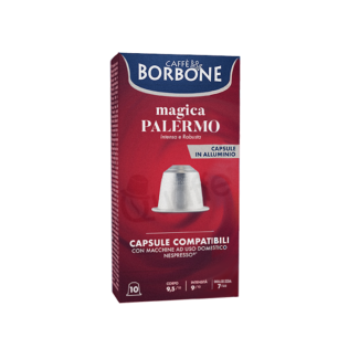 Capsule In Alluminio COMPATIBILI con macchine Nespresso®* Miscela MAGICA PALERMO